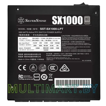 Блок питания SilverStone SX1000-LPT v1.1 1000W картинка 2